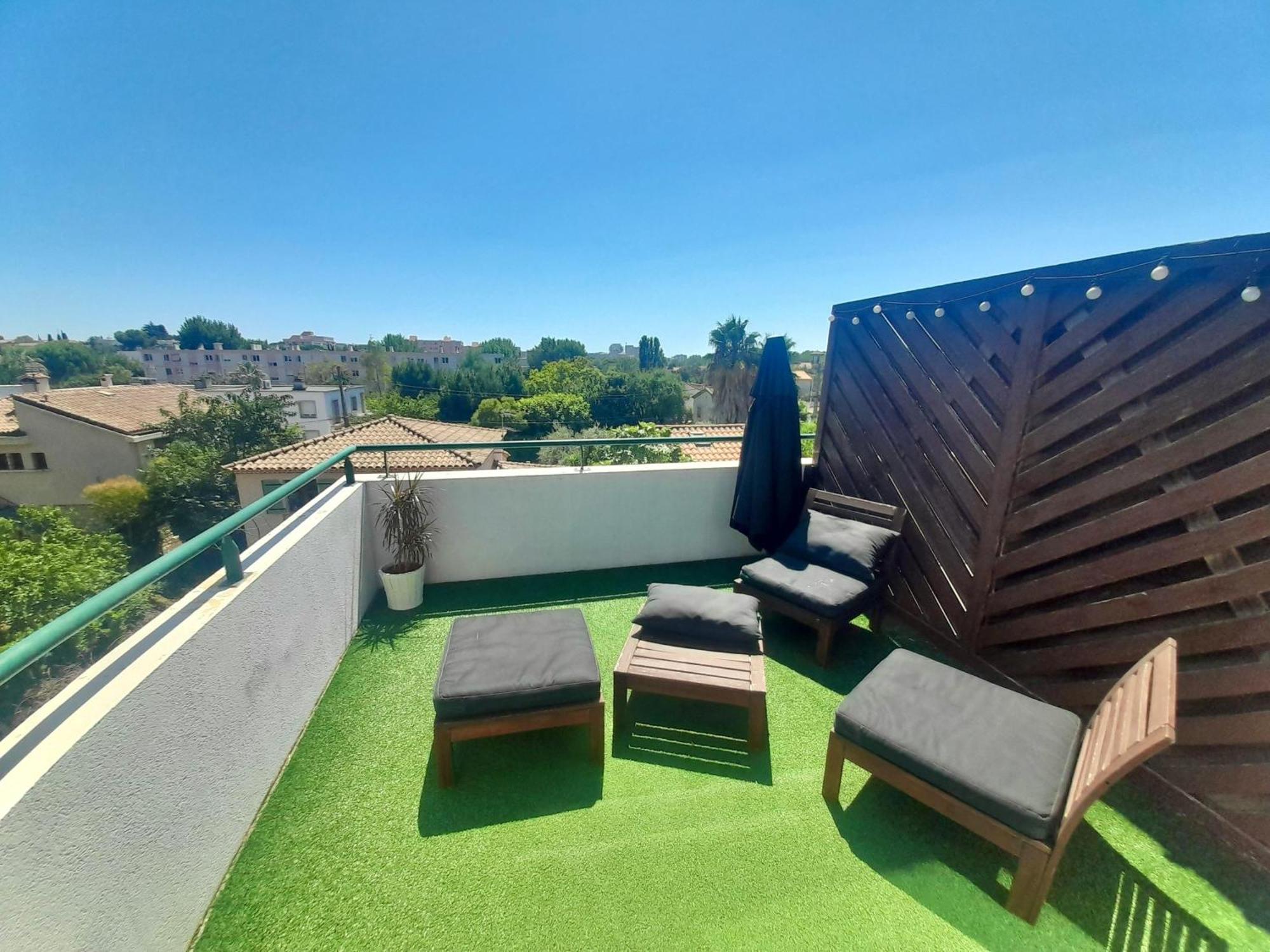 Terrasse De La Pompignane - T2 Lumineux Plein Sud Appartement Montpellier Buitenkant foto